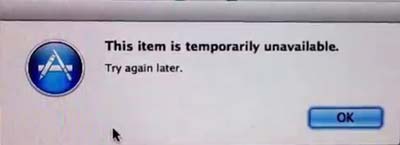 This Item Is Temporarily Unavailable